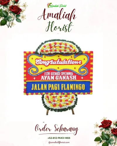 Bunga Papan Congratulation di Bintang